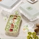 thumbnail image 5 of Molde de caja de hielo para refrigerador de grado alimenticio | Silicona dura suave de fácil liberación | Tapa a prueba de fugas y olores | Desmoldeo sin esfuerzo | Fácil de limpiar | 1 Paquete, 5 of 6