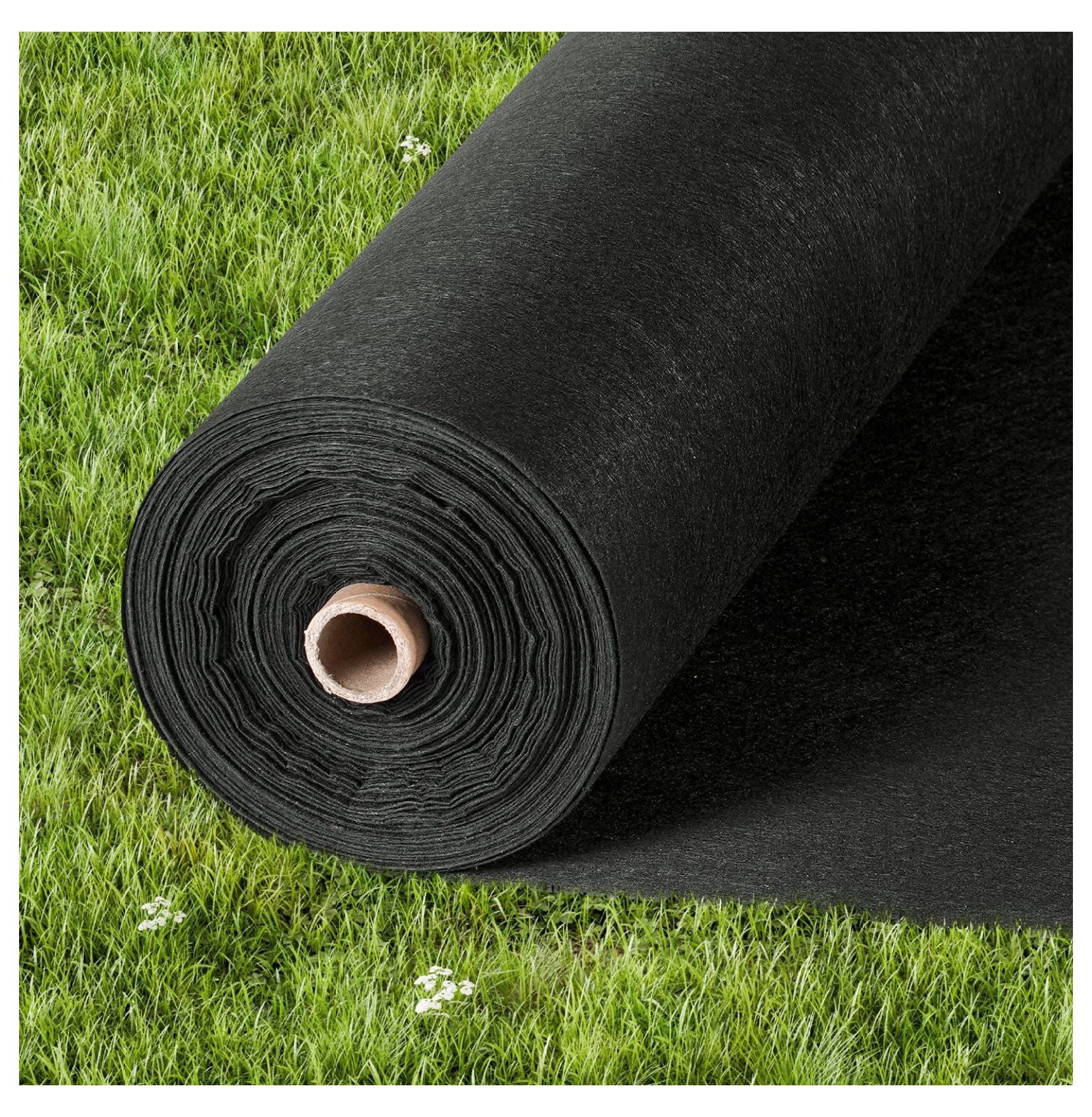 Landscape Fabric 3x100FT, Weed Barrier Fabric 4OZ Heavy Duty - Geotextile Ground Cover for Gardening, French Drains, Driveways, Weed Control