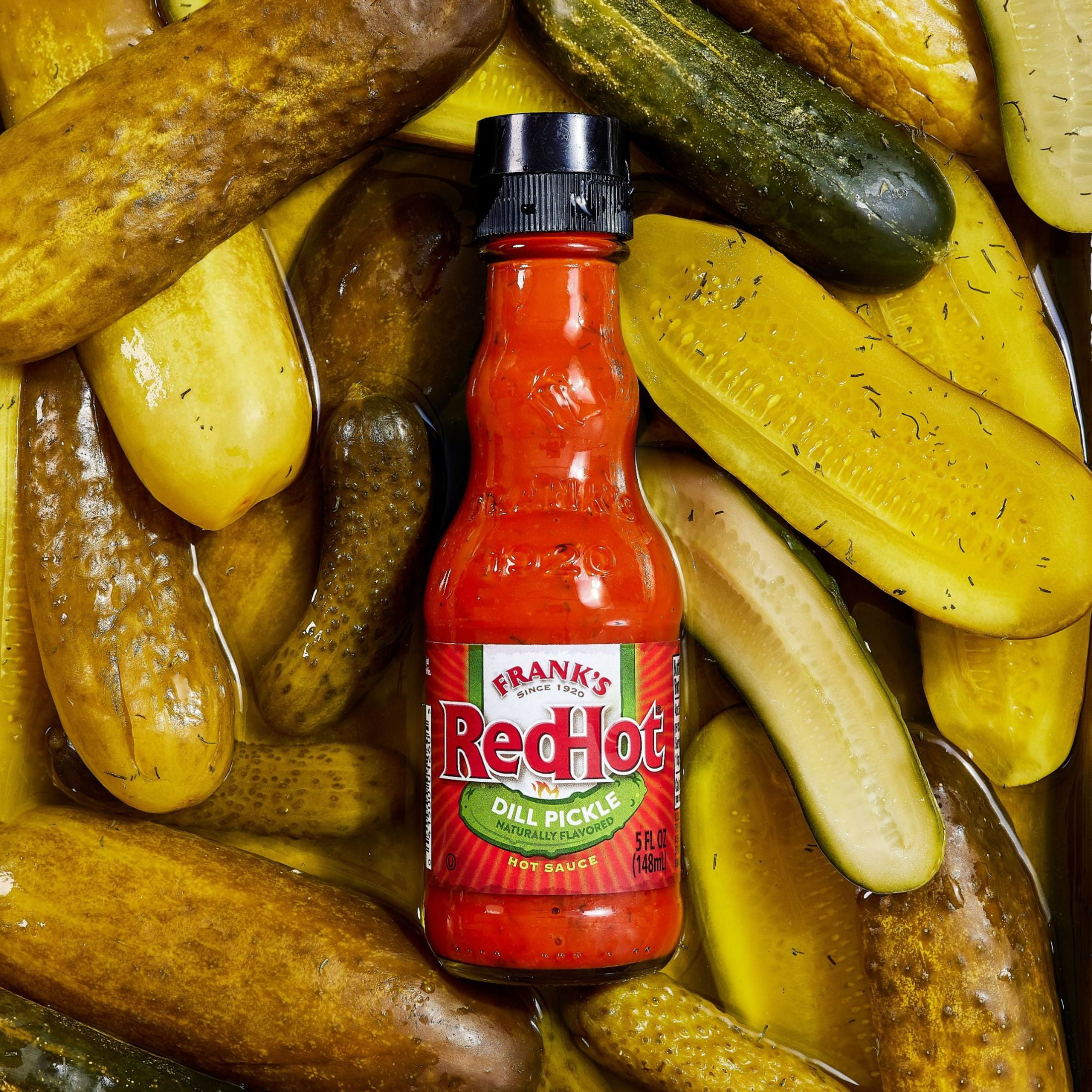 Frank's RedHot Dill Pickle Hot Sauce, 5.0 fl oz Bottle