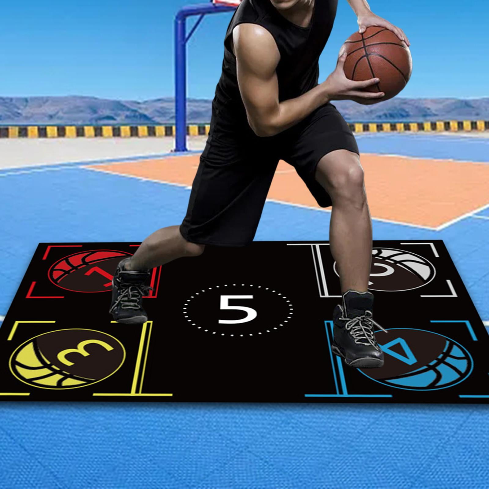 DimyFew Basketball Training Mat Basketball Dribble Trainer Basketball Practice Equipment Style B 120cmx89cm