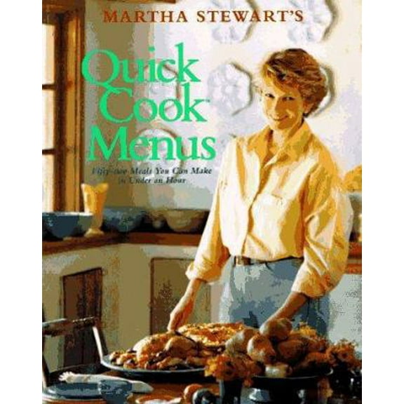 Pre-Owned Martha Stewart's Quick Cook Menus (Paperback) 0517589516 9780517589519