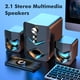 thumbnail image 2 of D-222 Altavoz para computadora con subwoofer Altavoces multimedia estéreo 2.1 alimentados SADA Equipo de sonido, 2 of 7