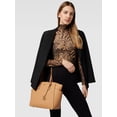 thumbnail image 2 of Michael Kors Womens Marilyn Medium Top Zip Tote Camel 30S2L6At2L-222 One Size Saffiano Leather, 2 of 5