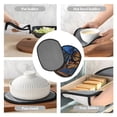thumbnail image 7 of Rocae Starry Night Charging Dinosaur for Silicone Pot Holders, Oven Mitts Heat Resistant Hot Pads with Pockets,Non-Slip Bbq Baking Smoking Potholders ,7.5"x9.4", 7 of 7