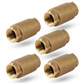thumbnail image 1 of Midline Valve 372U422-5 Inline Spring Loaded Check Valve, Backflow Prevention, Lead-Free 2 in. FIP Connections, Cast Brass (5 Pack), 2, 1 of 4