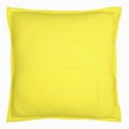 thumbnail image 3 of Stylo Culture Ethnic Bohemian Couch Throw Pillow Covers 16x16 Hand Embroidered Lemon Yellow Boho 40cm x 40cm Home Decor Cotton Mirrored Square Cushion Covers | Set Of 2, 3 of 4