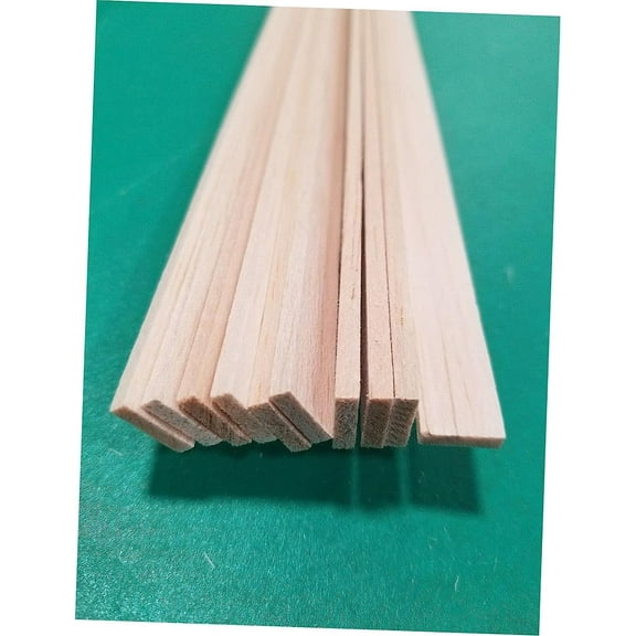 Balsa Wood 1/8 X 1/2 X 36in (10)1047 Suitable Wood Pieces for Wood Crafts and Projects