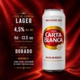 thumbnail image 2 of Cerveza clara Carta Blanca 473 ml, 2 of 4