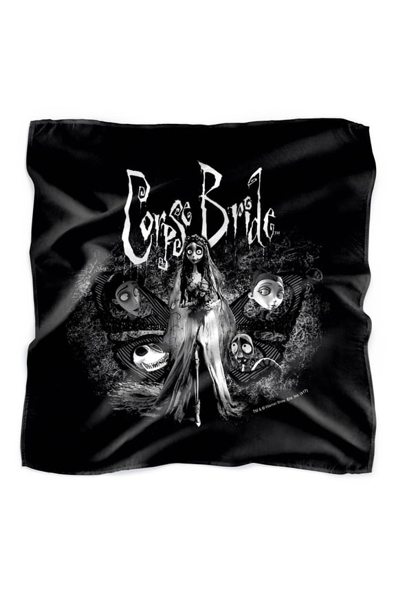 Corpse Bride Bride to Be Bandana (21 in x 21 in)