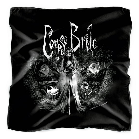 Corpse Bride Bride to Be Bandana (21 in x 21 in)