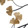 thumbnail image 4 of Madison Park Transitional Metal Gingko Leaves Wall Art in Black, 4 of 6