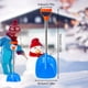 thumbnail image 5 of Pala de nieve para niños de 23 pulgadas | Pala de nieve con mango de acero inoxidable para niños | Mango metálico ergonómico antideslizante ligero D-Grip | Regalos fáciles de llevar para acampar y, 5 of 7