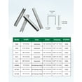 thumbnail image 6 of meite 21 Gauge 1/2-Inch Crown with 5/16-Inch Length Upholstery Staples Galvanized Fine Wire Staples Compatible for MT8016 Stapler ( Pcs/Box), 6 of 6