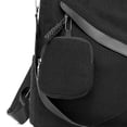 thumbnail image 4 of Stylago Backpack Purses for Women Square Corduroy Computer Bags with Zipper Pouch Crossbody Strap Schoolbag for Travel Work Black, 4 of 6