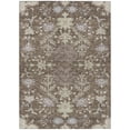 thumbnail image 2 of HomeRoots 605450 5 x 8 ft. Brown, Beige & Green Floral Washable Indoor & Outdoor Rectangle Area Rug, 2 of 5
