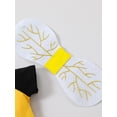 thumbnail image 4 of BemeyourBBs Newborn Baby Girl Boy Helloween Bee Outfit Bumblebee Romper Short Sleeve Honeybee Bodysuit Hat Wings Socks Set 4Pcs Infant Spring Summer Fall Clothes, 4 of 8