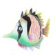 thumbnail image 1 of unbranded 1Ud Green Iron Fish Wall Art Garden Ornament Home Decor Indoor Outdoor Hanging, 1 of 8