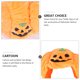 thumbnail image 4 of 1 pieza de sombrero de calabaza de Halloween para mascotas, vestido de peluche, tocado de gato (naranja), 4 of 6