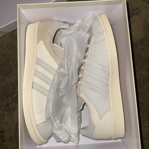 2023 Adi - das Campus Highsnobiety Highart Shoes In White (IG8171) Size 9