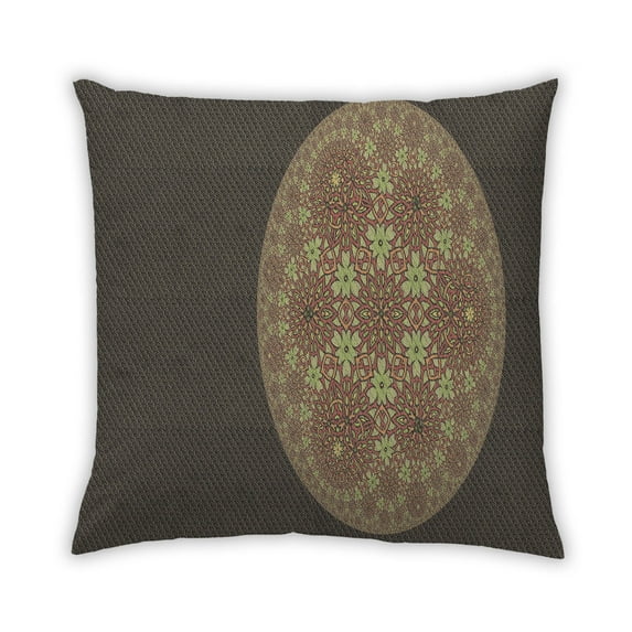 Ahgly Company Outdoor Square Contemporary Throw Pillow, 18 inch by 18 inch