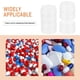 thumbnail image 4 of BRIGHTFUFU 2 PCS Organizador de 7 días Estuche para medicamentos semanal Compartimentos grandes para medicamentos de viaje, 4 of 8