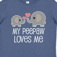 thumbnail image 4 of Inktastic Peepaw Grandpa Loves Me Cute Boys or Girls Baby T-Shirt, 4 of 5
