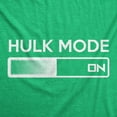 thumbnail image 2 of Women's Hulk Mode On T Shirt Funny Comic Book  Tee for Women Womens Graphic Tees, 2 of 9