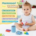 thumbnail image 2 of Clasificación Montessori de formas y colores de Toy Gaiabliss, de 1 a 3 años, 2 of 8