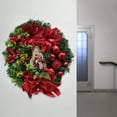 thumbnail image 3 of Adorno de guirnalda de Navidad Novedad Guirnalda colgante Decoración de pared 30 centimetros Sunnimix Corona de vacaciones, 3 of 8