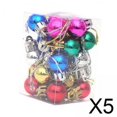 thumbnail image 1 of Bolas colgantes para fiestas,adornos de bolas de árbol de navidad decorativos de navidad,adornos navideños decoración pequeños colgantes,decoración irrompible fiesta navideña boda, 1 of 8