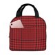 thumbnail image 1 of Easygdp Red Black Houndstooth Bolsa Térmica Premium - Tela Oxford Impermeable, Gran Capacidad, Bolsillo Frontal, Unisex para Trabajo, Escuela, Actividades al Aire Libre y Picnics, 1 of 8