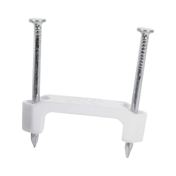 Gardner Bender 1/2 In. x 3/8 In. Insulated Cable Staple (100-Pack) PS-150Z