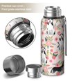 thumbnail image 2 of 20 Oz Husky and Pink Flower Coffee Tumbler Double Wall Insulated Stainless Steel Water Bottle | Metal Reusable Thermoses Flask with Cup Cap | Leak & Sweat Proof with Anti-Dust Lid, 2 of 7