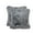 Multi-Color, variant on 18 x 18 in. New Zealand Sheepskin Pillow - Grey - Pack of 2