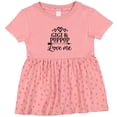 thumbnail image 3 of Inktastic Gigi and Poppop Love Me Girls Baby Dress, 3 of 5