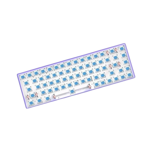 Tester68 Mechanical Keyboard Kits 2.4G/Bluetooth Keys 3/5pin hot 5.0 purple option 12