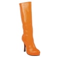 thumbnail image 2 of Ellie Shoes E-421-Zenith 4" Knee-High Womens Boot Neon. 8 / Orange, 2 of 6