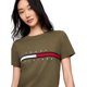 thumbnail image 3 of Camiseta Tommy Hilfiger de corte regular con bandera bordada para mujer, 3 of 5