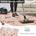thumbnail image 5 of Pink Flamingo Outdoor Rug for Patio/Deck/Porch, Non-Slip Large Area Rug 3 x 5 Ft, Summer Animals Rustic Indoor Outdoor Rugs Washable Area Rugs, Reversible Camping Rug Carpet Runner, 5 of 8