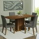 thumbnail image 2 of Juego de Comedor Madesa Mesa con Tapa de Madera 4 Sillas Marron/Plata, 2 of 9