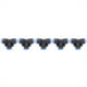 thumbnail image 3 of Conector Pushin, 50 piezas Conector neumático de 3 vías Conector neumático Conector de tubo de PU Funcionamiento suave NikouMX herramienta, 3 of 8