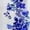 Royal Blue, variant on Royal Blue And White Floral Print Sleeveless Tiered Maxi Dress With Bow Back For Women