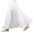 Z#1 White, variant on Women's Bohemian Style Elastic Waist Band Cotton Linen Long Maxi Skirt Dress