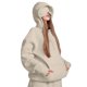 thumbnail image 3 of Sudadera con Capucha para Mujer con Antifaz, de Larga, Holgada y Cómoda, Estilo Informal, para Otoño, Estilo Y2K Albaricoque XL, 3 of 7