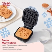 Rise By Dash Snowflake Mini Waffle Maker