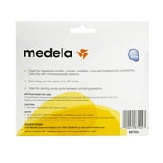 Medela Quick Clean Micro Steam Bags, 15 Count, Steam Bags for Bottles and Breast Pump Parts, Disinfects Most Breast Pump Accessories