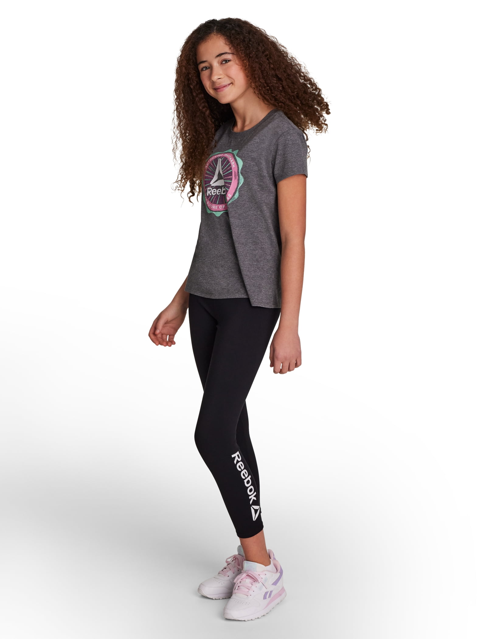 Reebok Girl's Athletic Core 7/8 Legging, Sizes 4-18