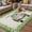 Grass Green, variant on Spring Easter Outdoor Rug for Patio/Deck/Porch, Non-Slip Large Area Rug 4 x 6 Ft, Easter Eggs Bunny Truck Botanical Green Plaid Indoor Outdoor Rugs Washable Area Rugs, Camping Rug Carpet Runner