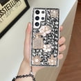 thumbnail image 4 of Compatible with Galaxy S23 Plus Bling Case Luxury 3D Diamond Crystal Rhinestone Shiny Gemstone Perfume Bottle and Flower Phone Case for Women and Girls Glitter Sparkle Chain Lanyard Strap, 4 of 14