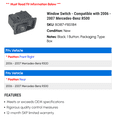 thumbnail image 2 of Window Switch - Compatible with 2006 - 2007 Mercedes-Benz R500, 2 of 2